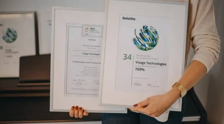 Visage Technologies among the fastest-growing companies since 2017