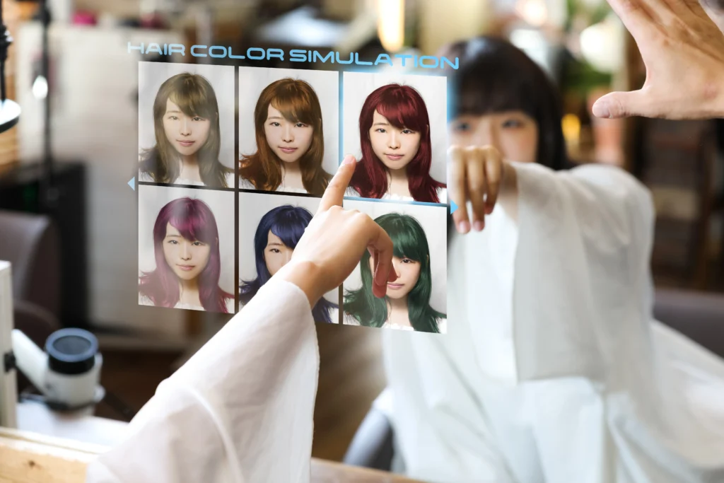 AR mirror_beauty industry trends_visage-technologies